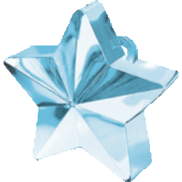 Balloon Star Weight - Light Blue