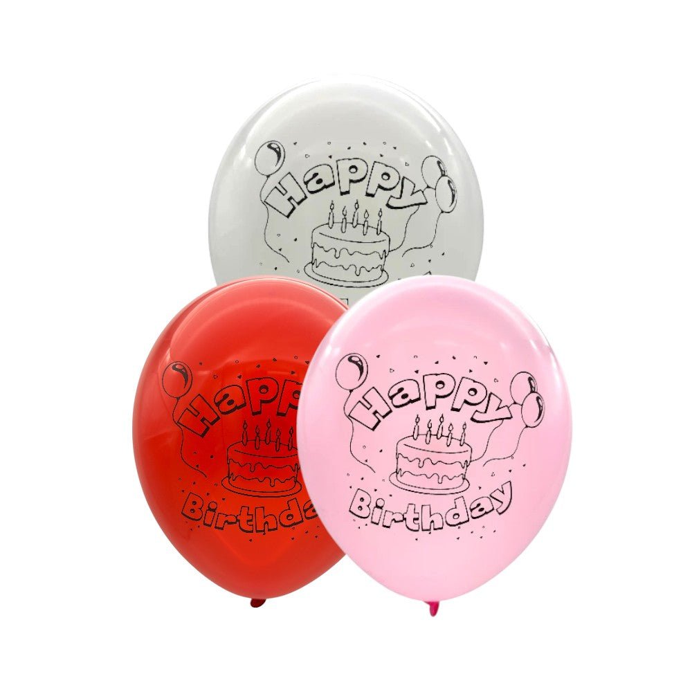 12" Happy Birthday (72ct)
