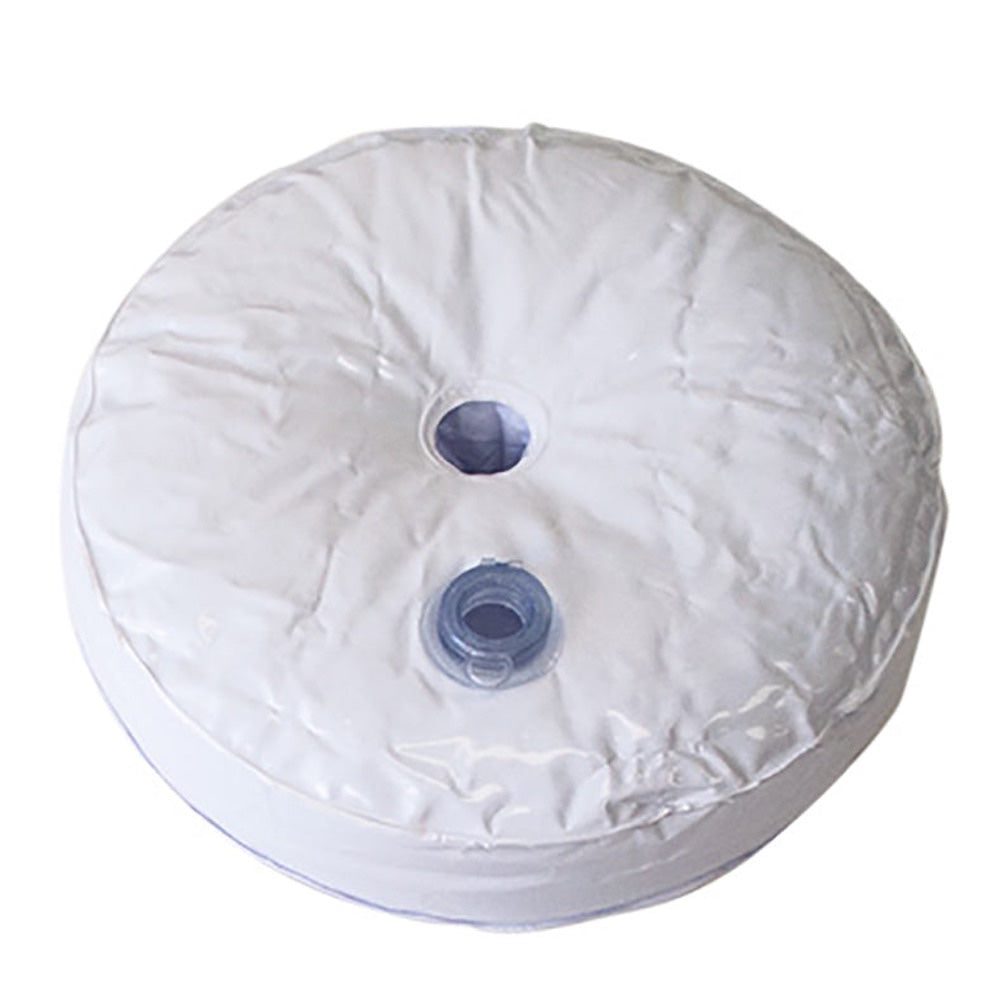 12" Pour-A-Base™ – White - Silver Rainbow