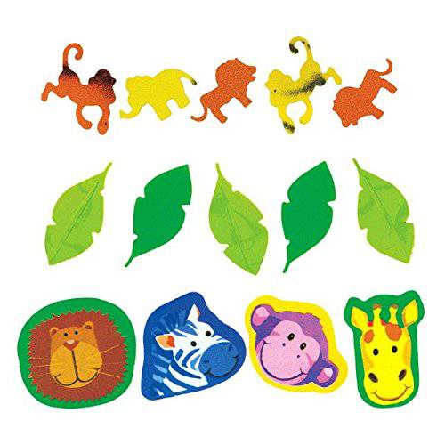 1.2oz Confetti - Jungle Animals - Amscan