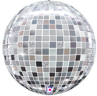 15" Disco Ball Globe - Silver - Betallic
