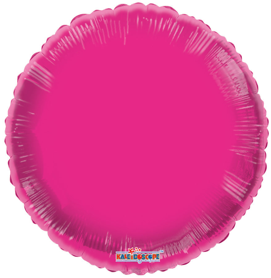 Neon Hot Pink Circle 18″ Balloon