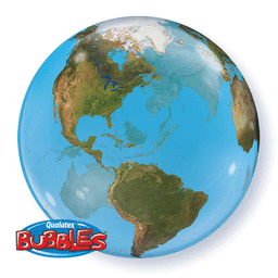 Planet Earth 22″ Bubble Balloon