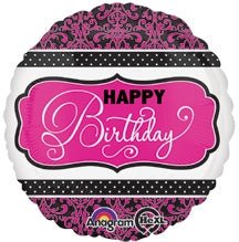 18" Birthday Damask - Anagram