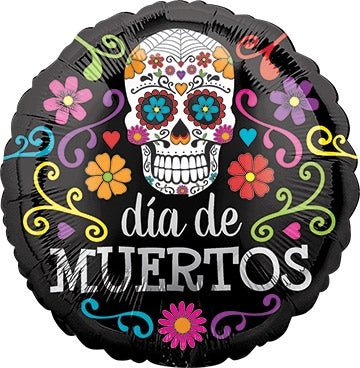 18" Colorful dia de Muertos (10ct) - Anagram