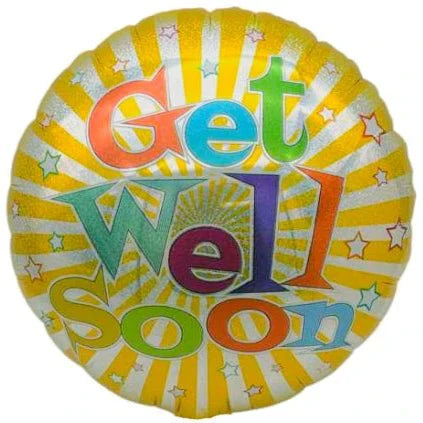 18" Get Well Soon - Assorted Stars (20ct) - Party America