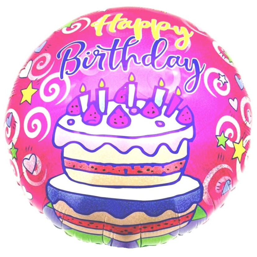 18" Happy Birthday - Cake (20ct) - Party America