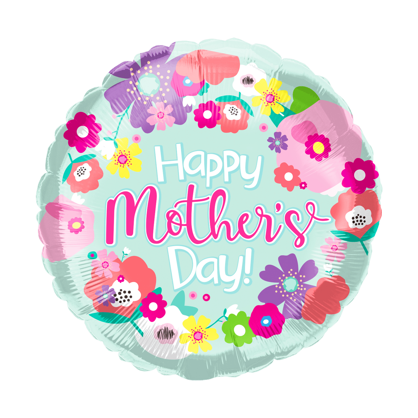 18" Happy Mother's Day Flowers (50ct) - Party America