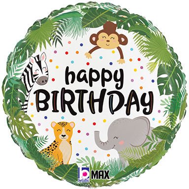 18" Jungle Birthday - Betallic