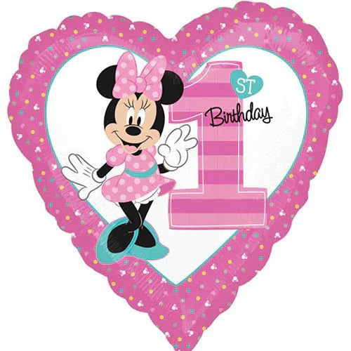 18" Minnie Mouse - 1st Birthday - Anagram
