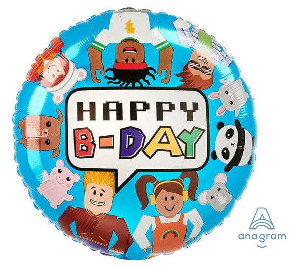 18" Party Town Happy B-Day - Anagram