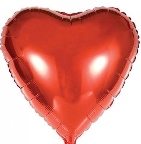 18" Heart - Red (50ct) - Party America