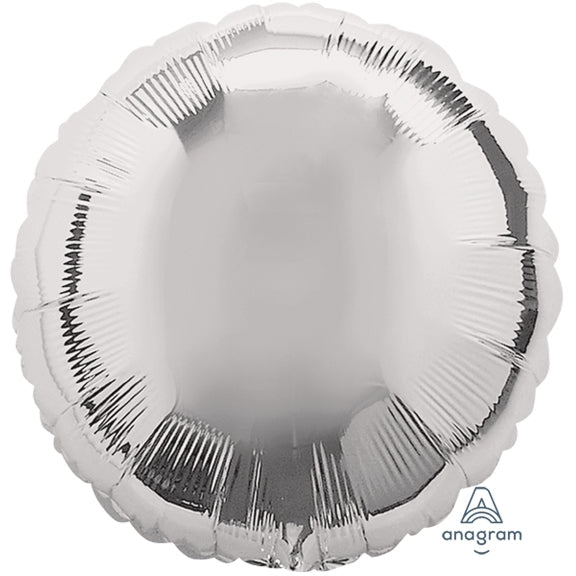 18" Round - Silver (25ct) - Anagram