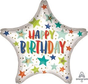 19" Birthday Stars & Dots - Anagram