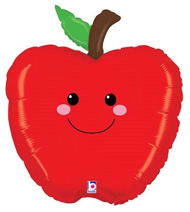 21" APPLE Produce Pal - Foil Balloon - Betallic