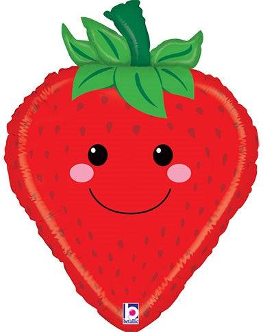 21" STRAWBERRY Produce Pal - Foil Balloon - Betallic