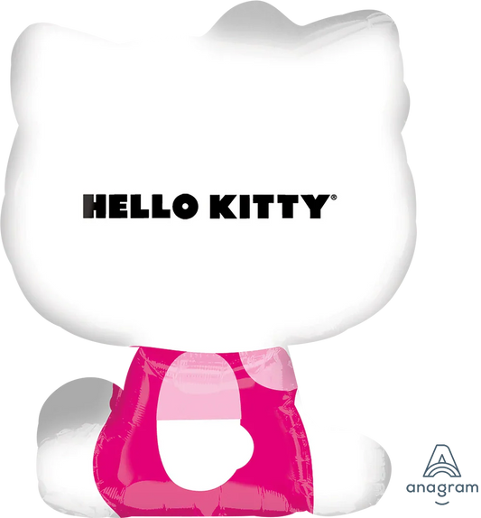 Hello Kitty® Shape (Side Pose) 27" Mylar Foil Balloon
