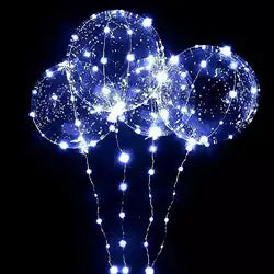 22in Clear Balloon with Light 22″ by Imported from Instaballoons