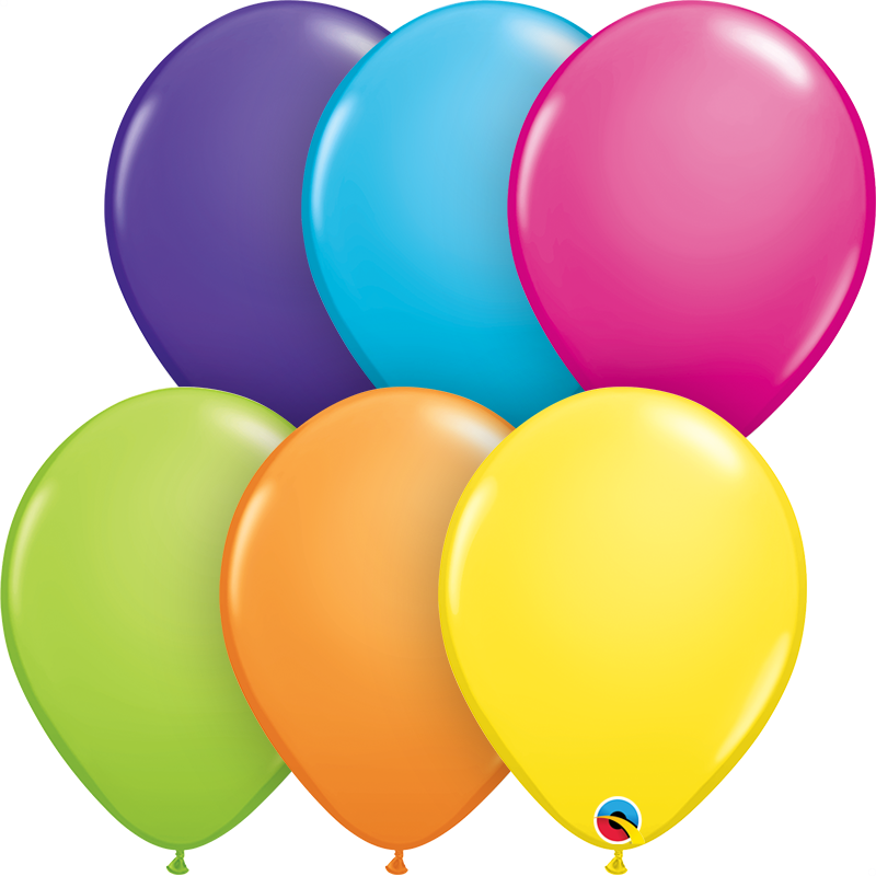 11″ Tropical Assorted Latex Balloons 100 Count