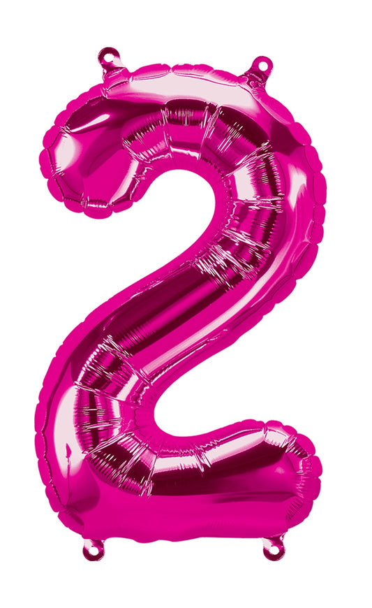 26" Pink Foil Numbers - Party America