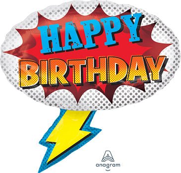 27" Superhero Happy Birthday - Anagram