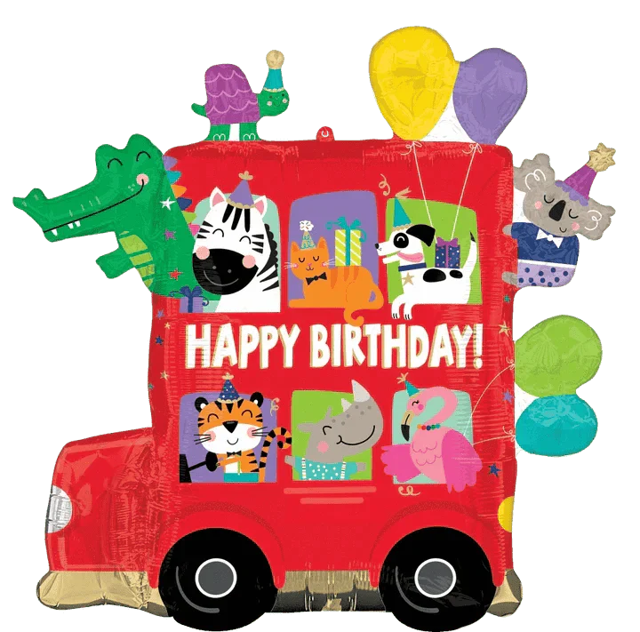 28" Birthday Party Bus - Anagram