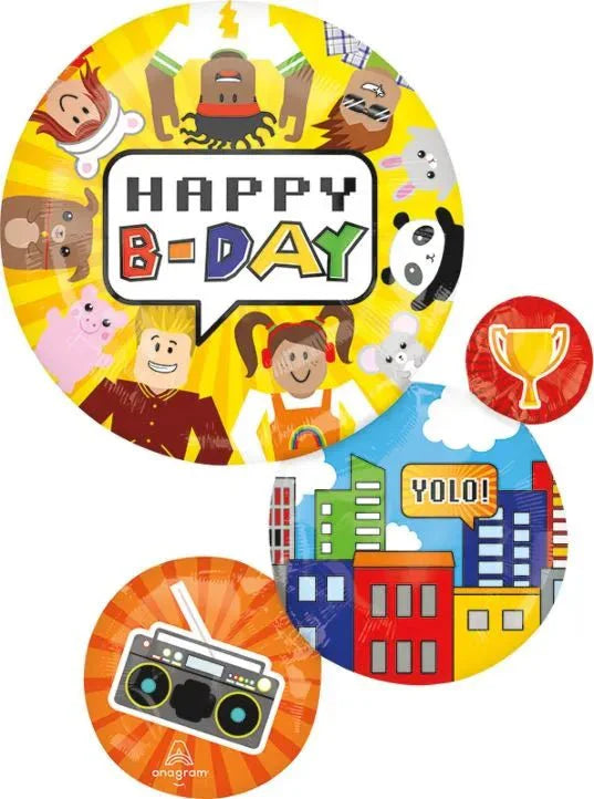 28" Party Town Balloon - Anagram