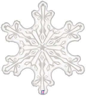 31" Clear Snowflake - Betallic