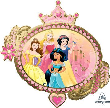 34" Foil Balloon - Princesses Once Upon A Time - Anagram