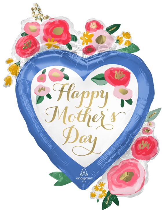 34" Happy Mother's Day Painted Florals - Anagram