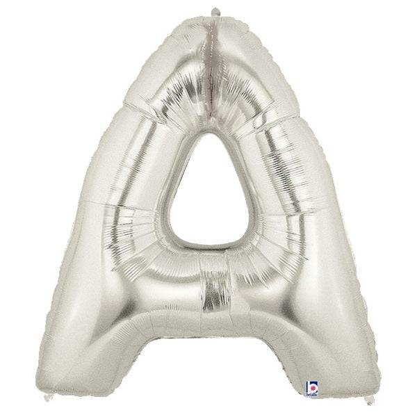 34" Megaloon Letter A - Silver - Betallic
