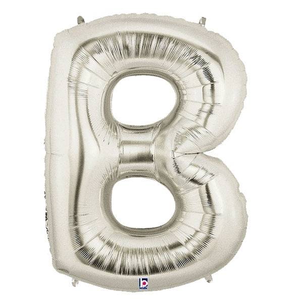 34" Megaloon Letter B - Silver - Betallic