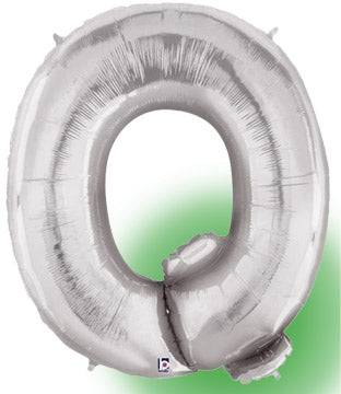 34" Megaloon Letter Q - Silver - Betallic
