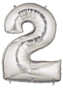 34" Megaloon Number 2 - Silver - Betallic