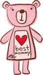 35" Best Mommy Bear - Winner Party