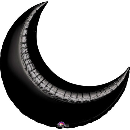 35" Crescent - Black (3ct) - Anagram