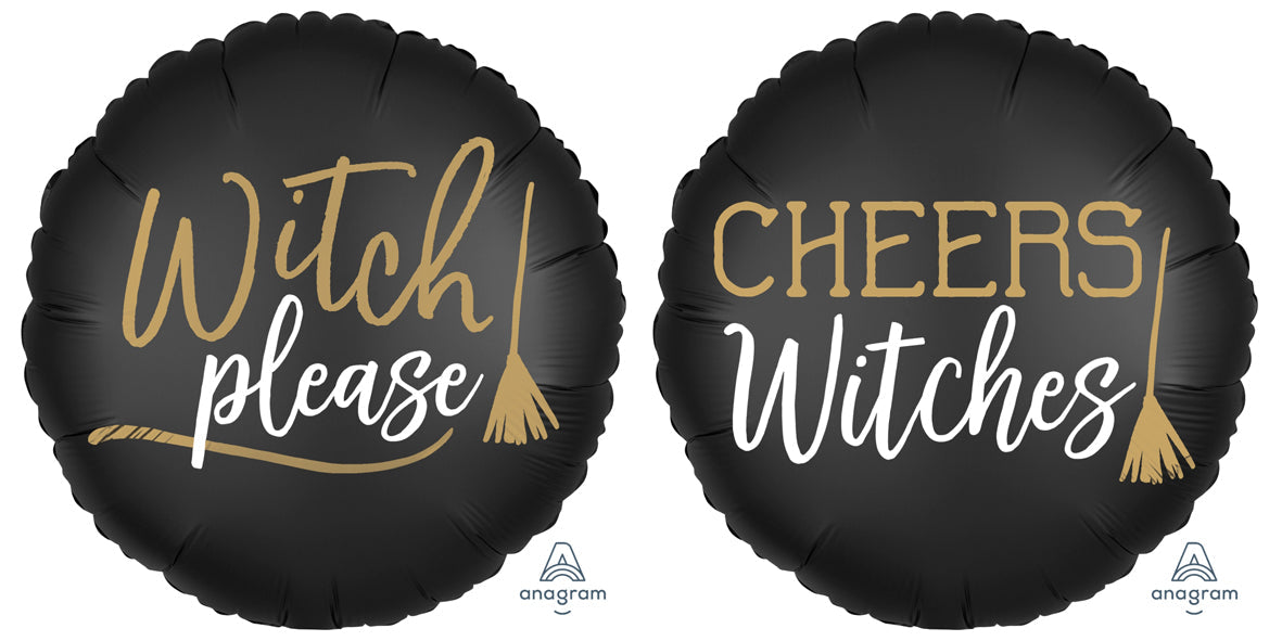Satin Cheers Witches 17" Balloon