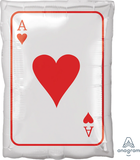 Casino Playing Card King Ace 17″ Balloon