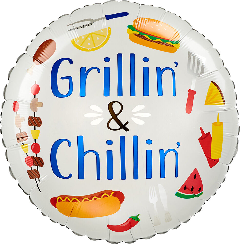 Summer Grillin' & Chillin' 17" Balloon
