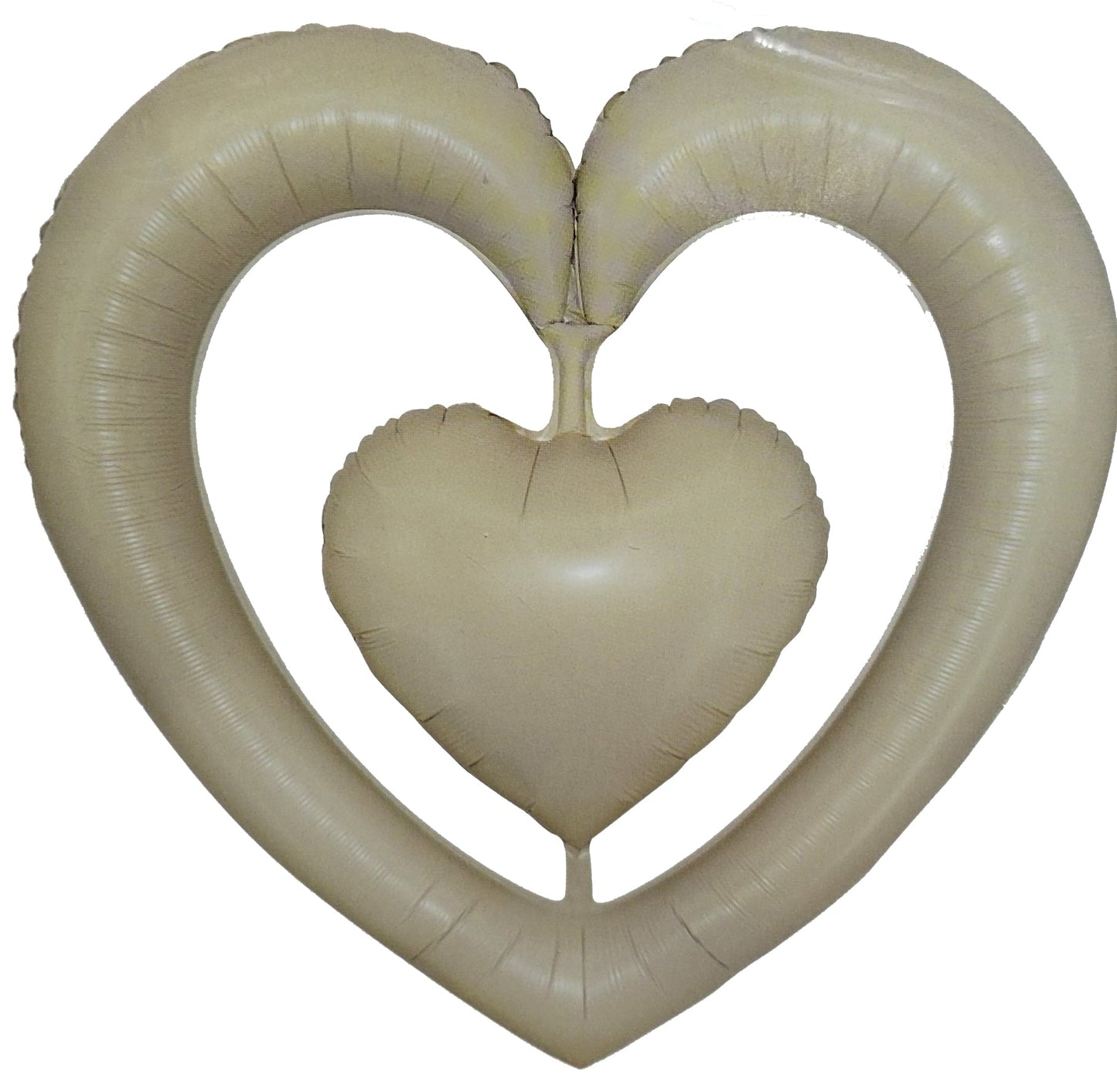 44" Heart-To-Heart - Cream - Winner Party