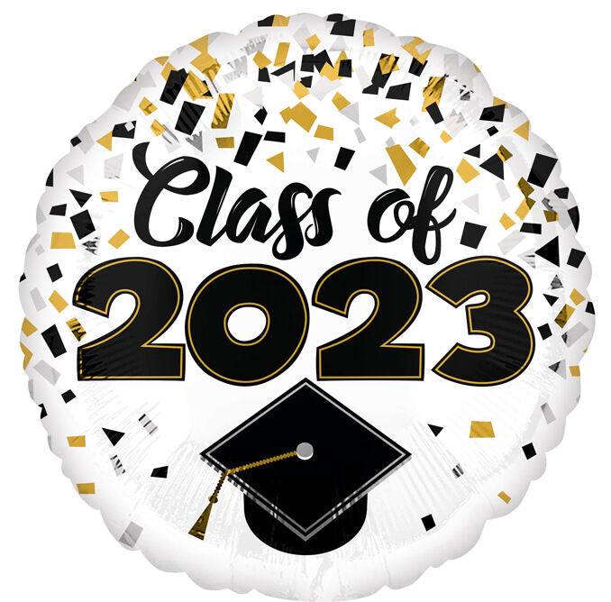 Class Of 2023 Confetti 17″ Balloon