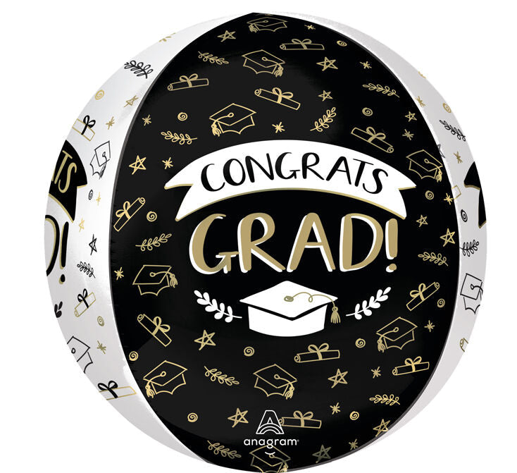 Sketched Grad Icons Orbz 16″ Balloon