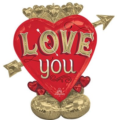 46" AirLoonz™ - Just My Type - Love You - Anagram