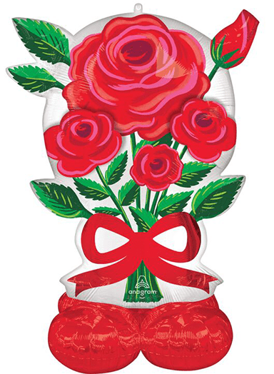 48" AirLoonz™ - Satin Rose Radiance - Anagram