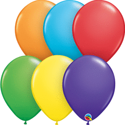 Bright Rainbow Assortment 5″ Latex Balloons (100 count)