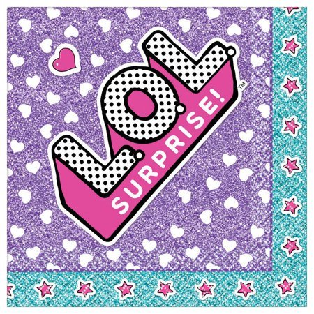 5" Beverage Napkins - LOL Surprise (16ct) - Amscan