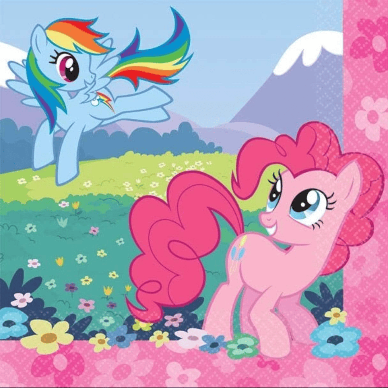 5" Beverage Napkins - My Little Pony Friendship (16ct) - Amscan