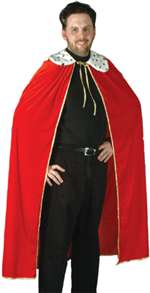 52" King/Queen Cloak - Red - The Beistle Company