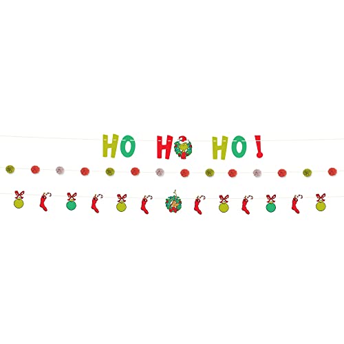 6.25" Banner Kit - Grinch (3ct) - Amscan