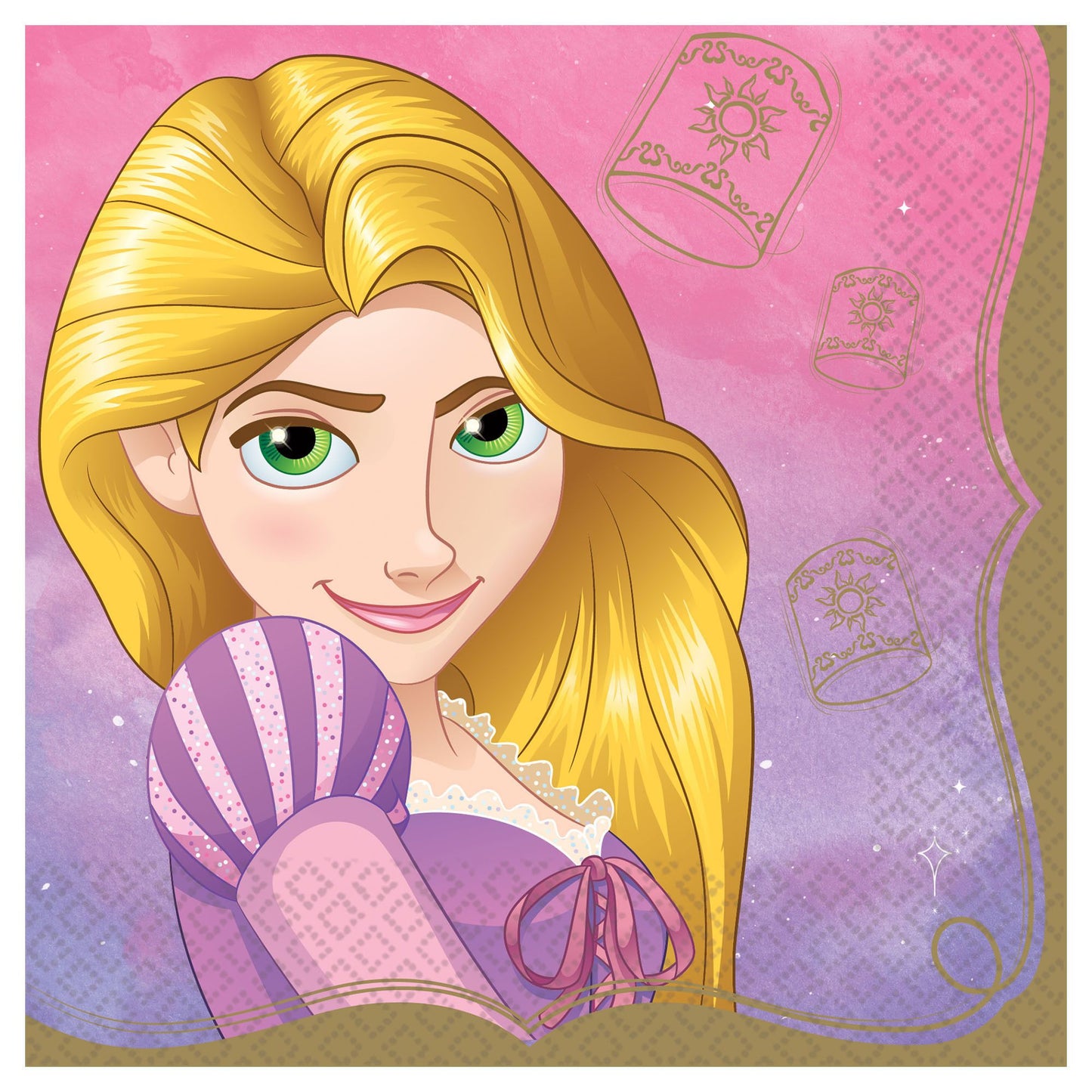6.5" Luncheon Napkins - Princess Rapunzel (16ct) - Amscan